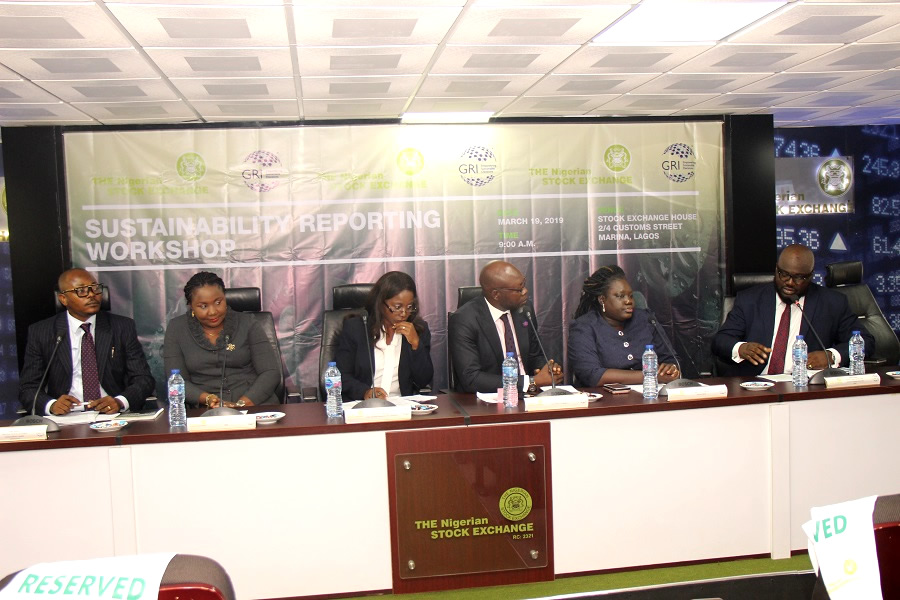 We featured as a Discussant at the Sustainability Reporting Workshop organised by the Nigerian Stock Exchange